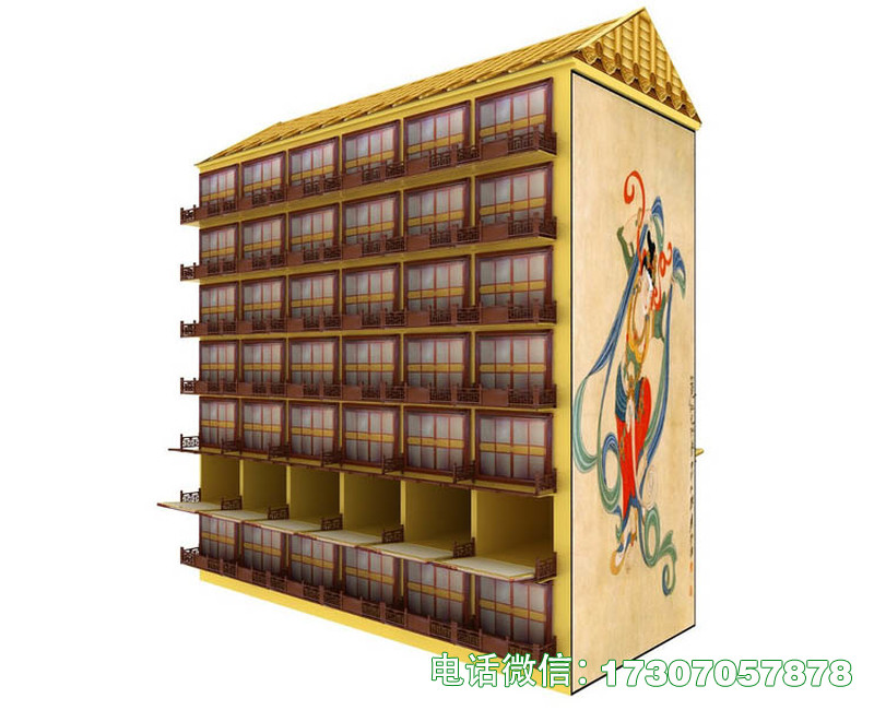 临河村安息仙堂骨灰架