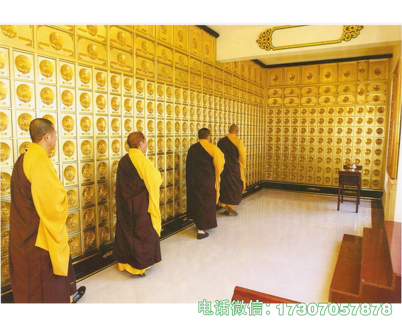 泰安寺庙骨灰堂福位柜