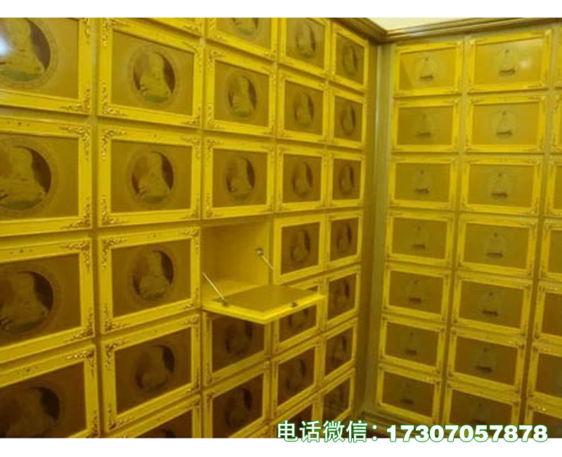 秦皇岛寺庙骨灰存放架骨灰盒纳骨架