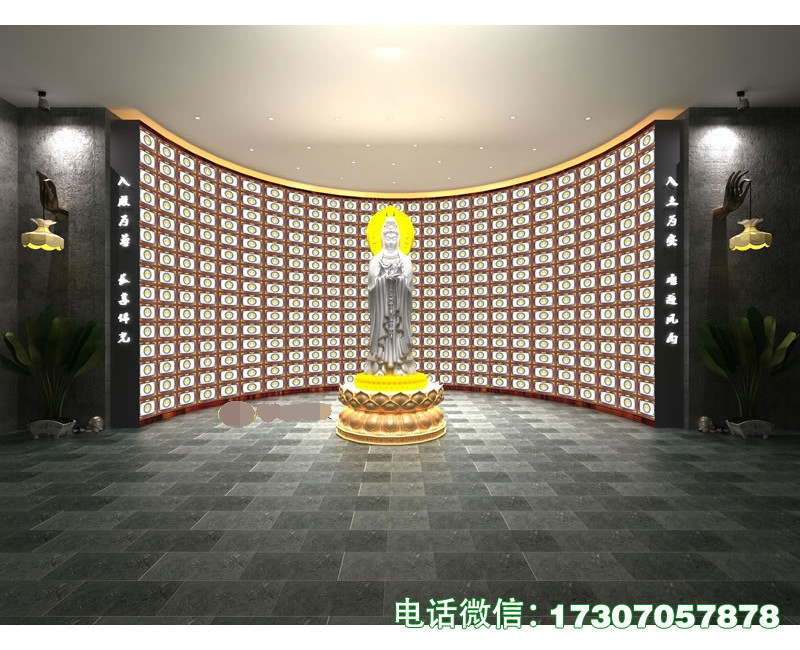 临河双穴位骨灰存放架