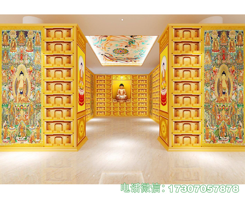 临河万佛墙佛龛