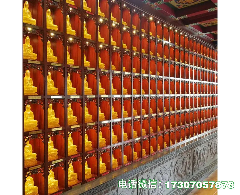温江寺庙万佛墙图