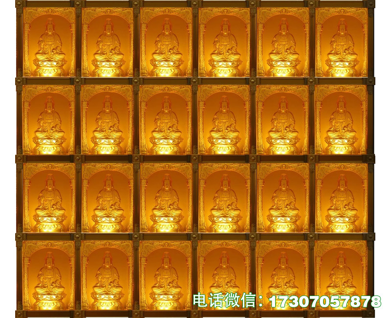鹤山供养万佛墙